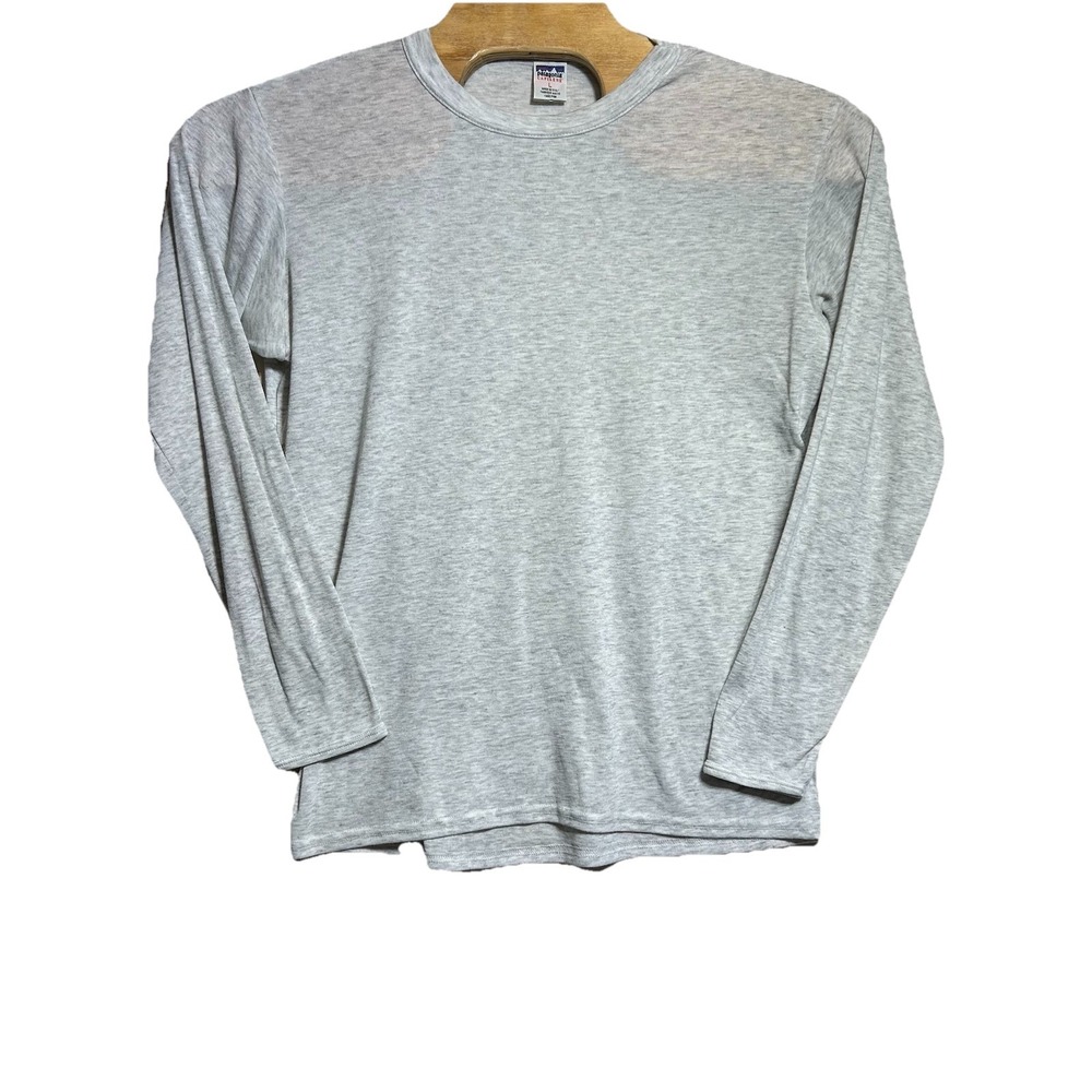Patagonia Capilene‎ Long Sleeve Shirt Mens Large Heathered Cream Base Layer Ski